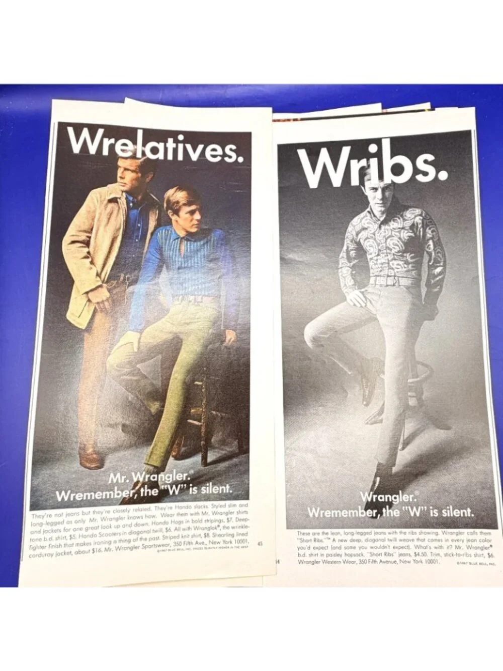 1967 Vintage Print Ads Lot Playboy Ephemera Harley Firestone Smirnoff Wrangler